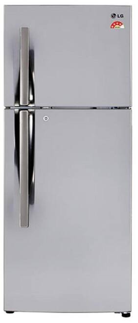LG Frost Free 260 L Double Door Refrigerator (T292RPZX Shiny Steel)