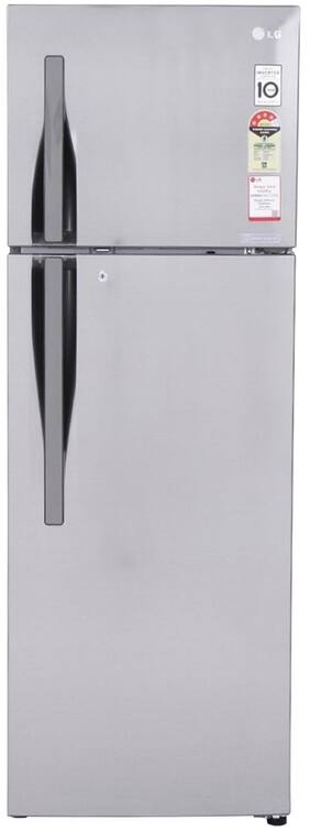 LG Frost Free 260 L Double Door Refrigerator (GL-I292RPZL Shiny Steel)