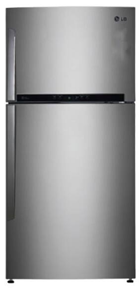 LG Frost Free 495 L Double Door Refrigerator (GL-T542GNSL Noble Steel)