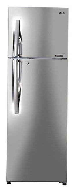 LG Frost Free 335 L Double Door Refrigerator (GL-C372RPZU Shiny Steel)