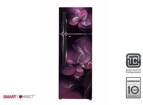 LG Frost Free 308 L Double Door Refrigerator (GL-T322RPDX Purple Dazzle)