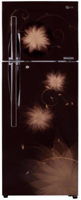 LG Frost Free 284 L Double Door Refrigerator (GL-T302RHSM Hazel Spring)