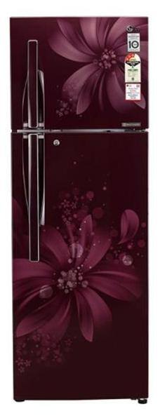 LG Frost Free 284 L Double Door Refrigerator (GL-I302RSAM Scarlet Aster)