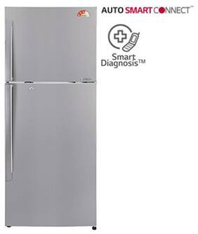LG Frost Free 420 L Double Door Refrigerator (GL-I472QPZM Shiny Steel)