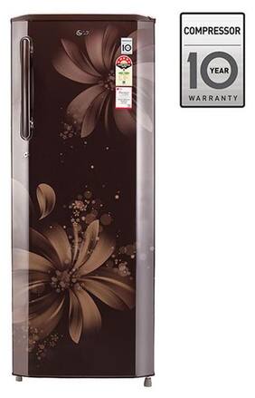 LG Direct Cool 270 L Single Door Refrigerator (GL-B281BHAN, Hazel Aster)