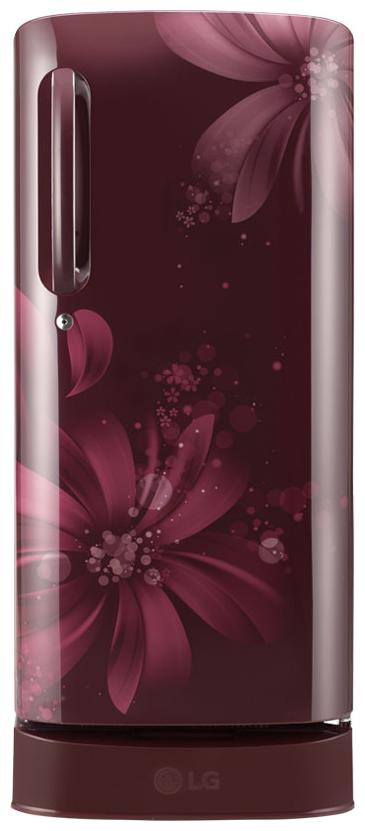 LG 190 ltr 3 star Direct cool Refrigerator GL D201ASAW , Scarlet aster