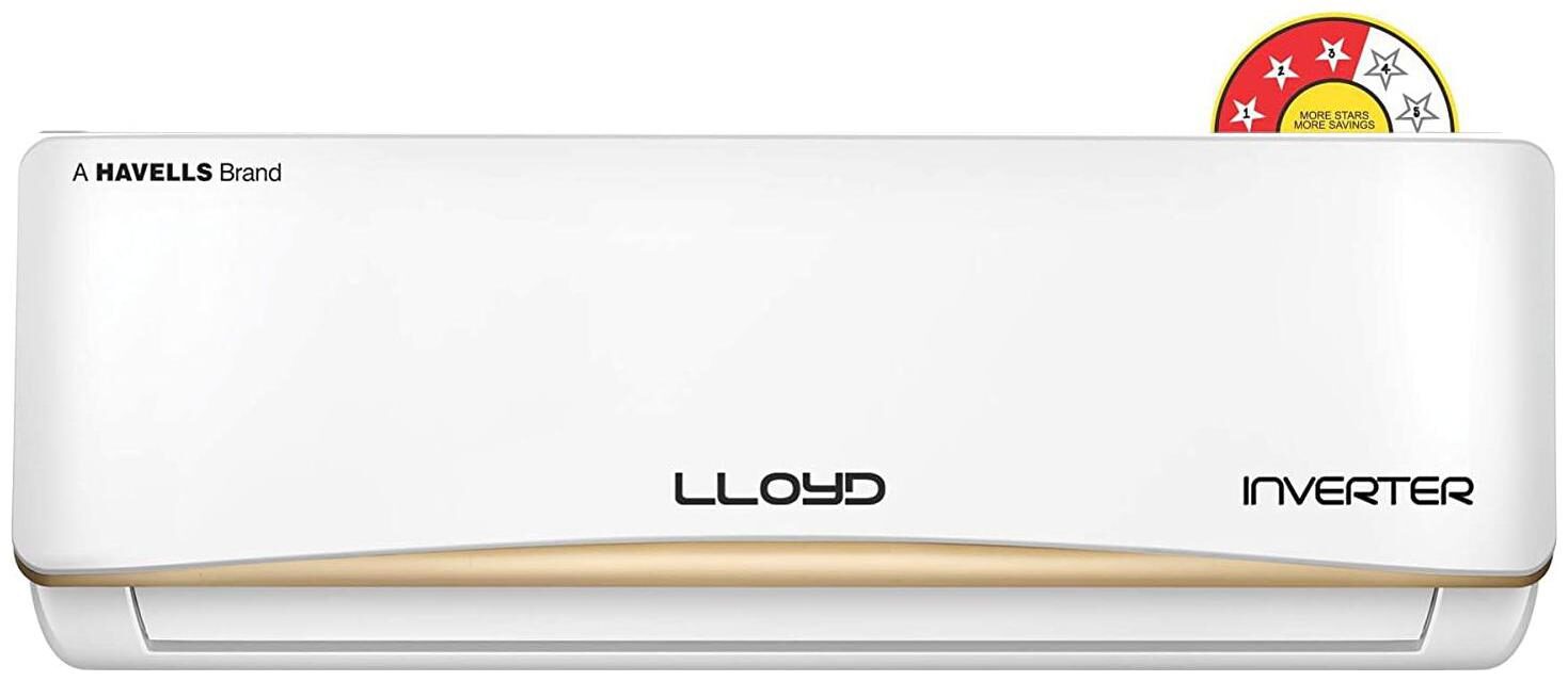 

Lloyd 1 5 Ton 3 star bee rating Inverter Split ac LS18I36FH White )