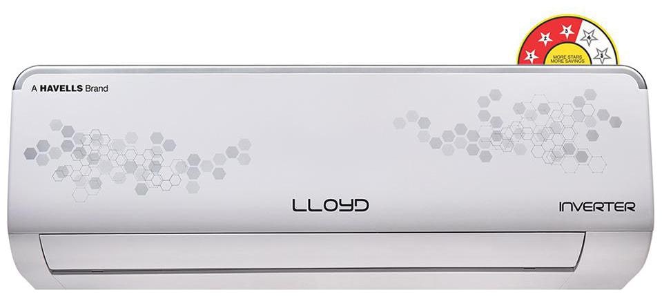 

Lloyd 1 Ton 3 star bee rating Inverter Split ac LS12I32HAWA White )