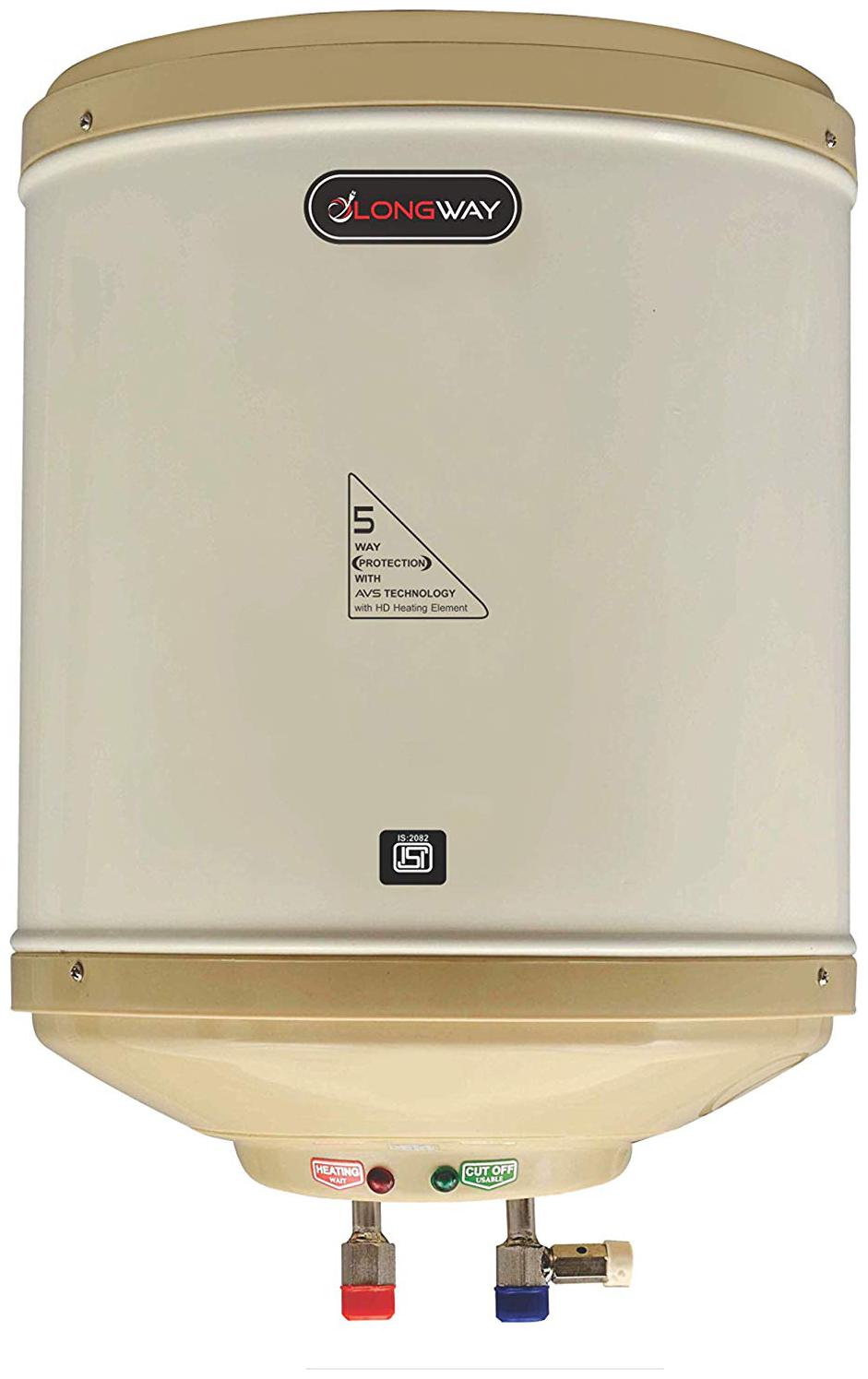

Longway Superb DLX 10 ltr Instant Geyser With ABS Plastic Body and AVS System HD ISI Element Capsule Type SS Tank (Ivory)