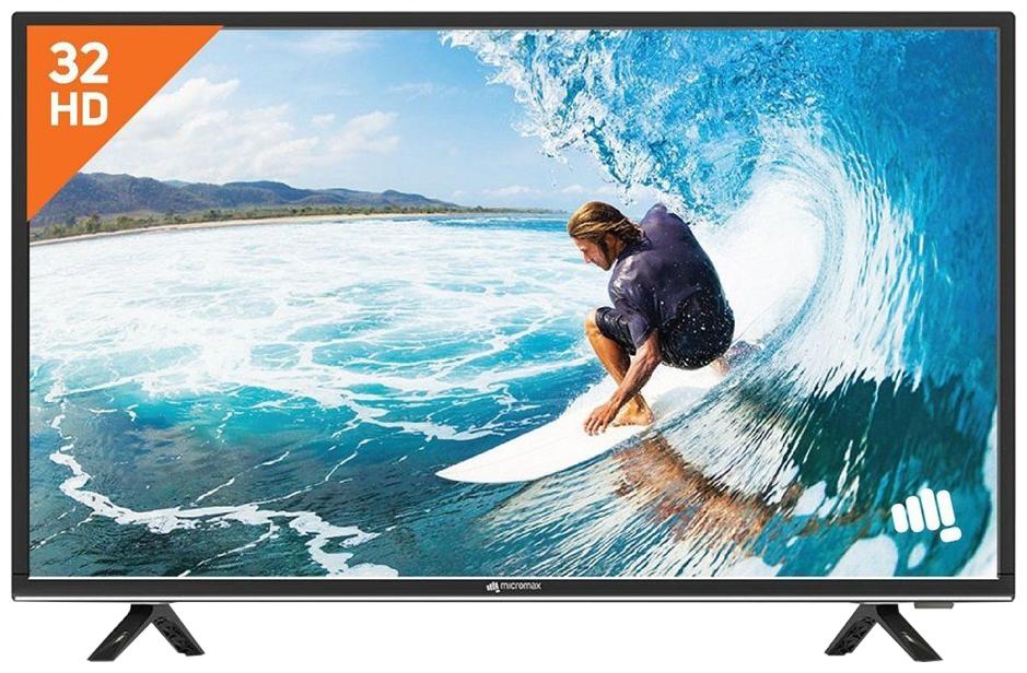 

Micromax 81 28 cm (32 inch) HD Ready LED TV - 32T8361HD 32T8352HD 2019 Edition