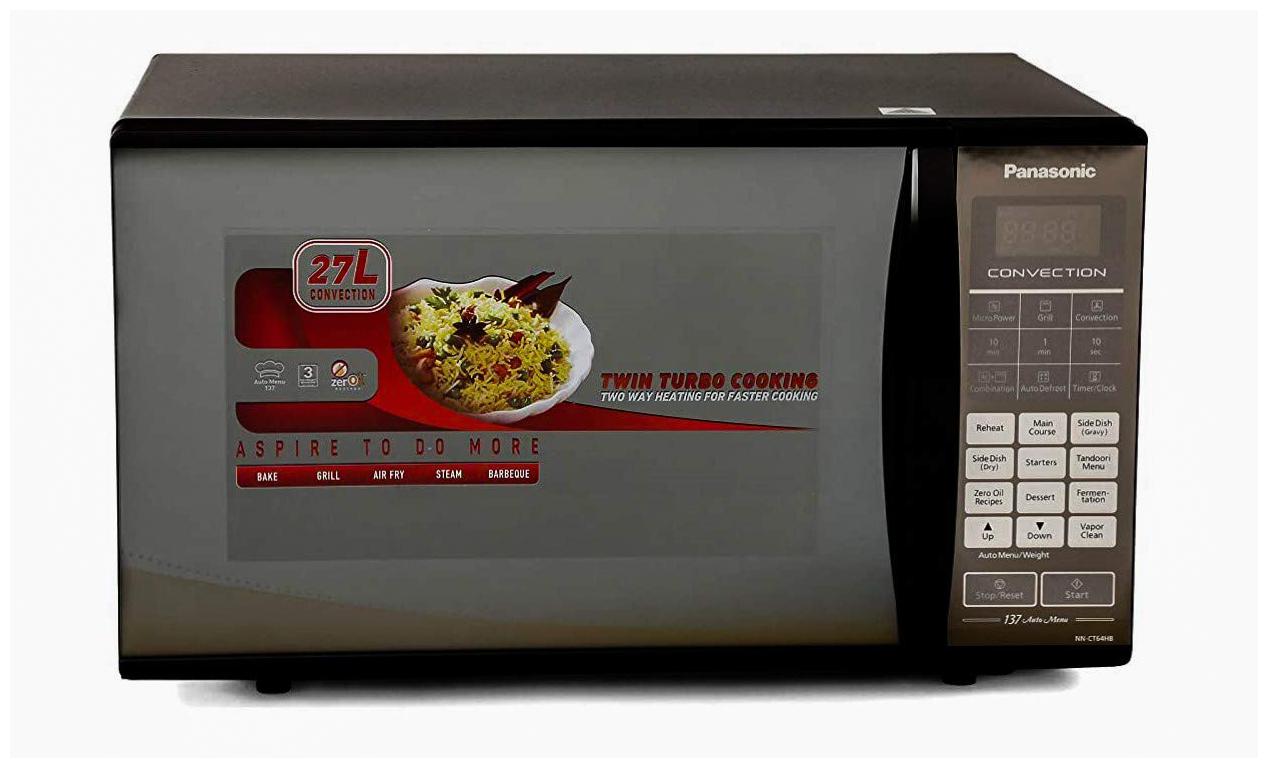 

Panasonic 27 L Convection Microwave Oven - NN-CT64HBFDG Black