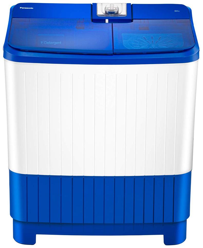 

Panasonic 8 kg Semi automatic top load Washer with dryer - NA-W80B5ARB Blue White