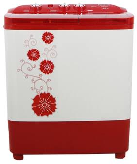 Panasonic Naw65B3Rrb Semi Automatic Top Loading 6.5 KG Washing Machine (Red & White)