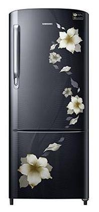 Samsung Direct Cool 192 L Single Door Refrigerator (RR20M172ZB2/RR20M272ZB2, Star Flower Black)