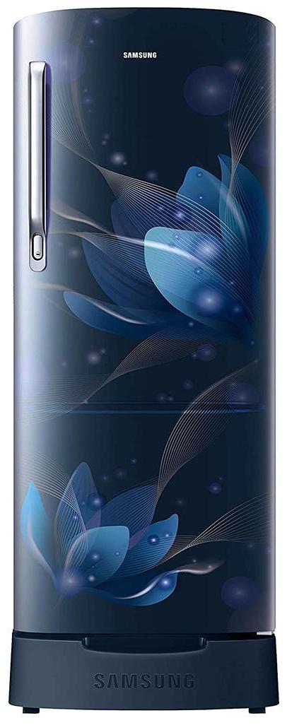 

Samsung 192 L 3 star Direct cool Refrigerator - RR20T182YU8 HL Saffron blue