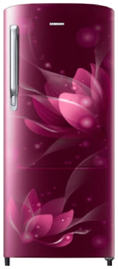 

Samsung 192 L 3 star Direct cool Refrigerator - RR20T172YR8 HL Blooming saffron red