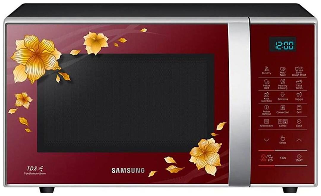 

Samsung 21 L Convection Microwave Oven - CE77JD-QD TL Red
