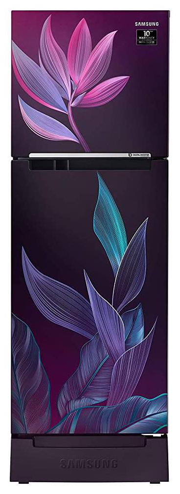 

Samsung 234 L 2 star Frost free Refrigerator - RT28T31429R HL Paradise purple