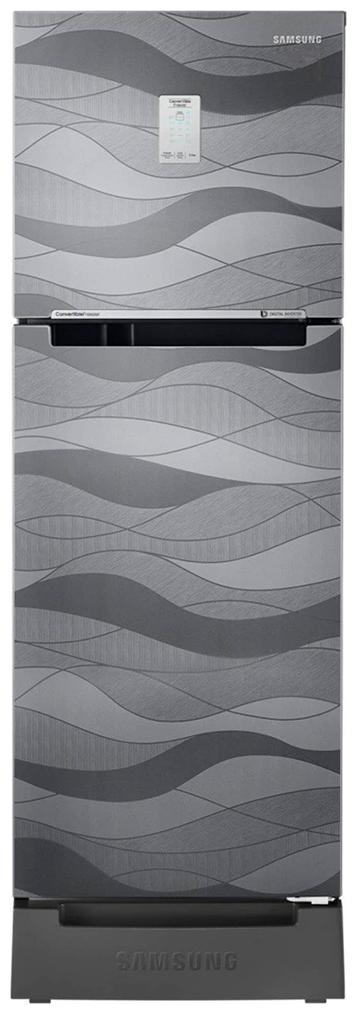 

Samsung 244 L 3 star Frost free Refrigerator - RT28T3C23NV Wave steel