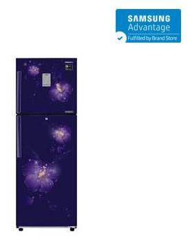 Samsung Frost Free 253 L Double Door Refrigerator (RT28M3954U3/HL, Rose Mallow Blue)