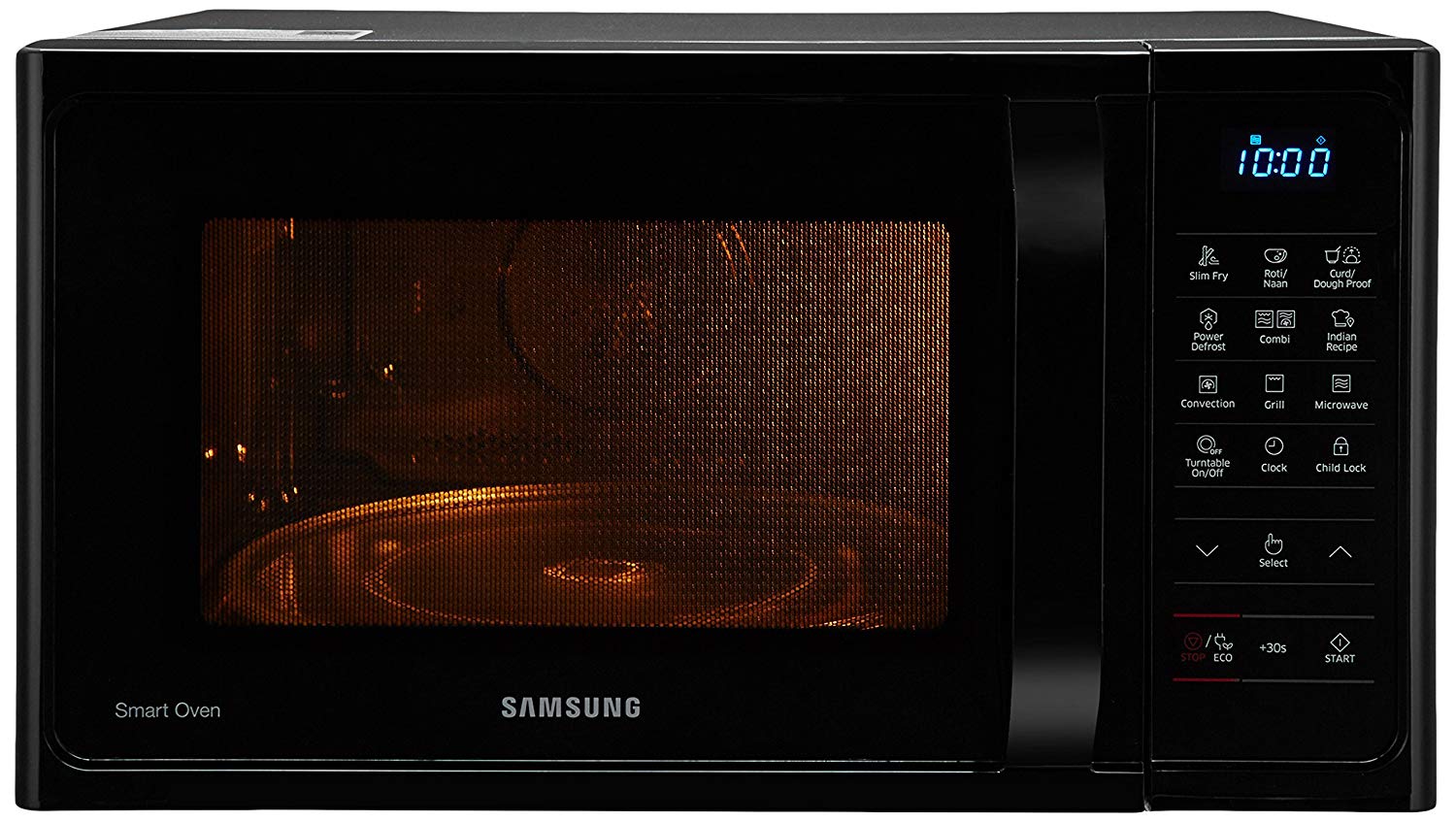 

Samsung 28 L Convection Microwave Oven - MC28H5033CK TL Black silver