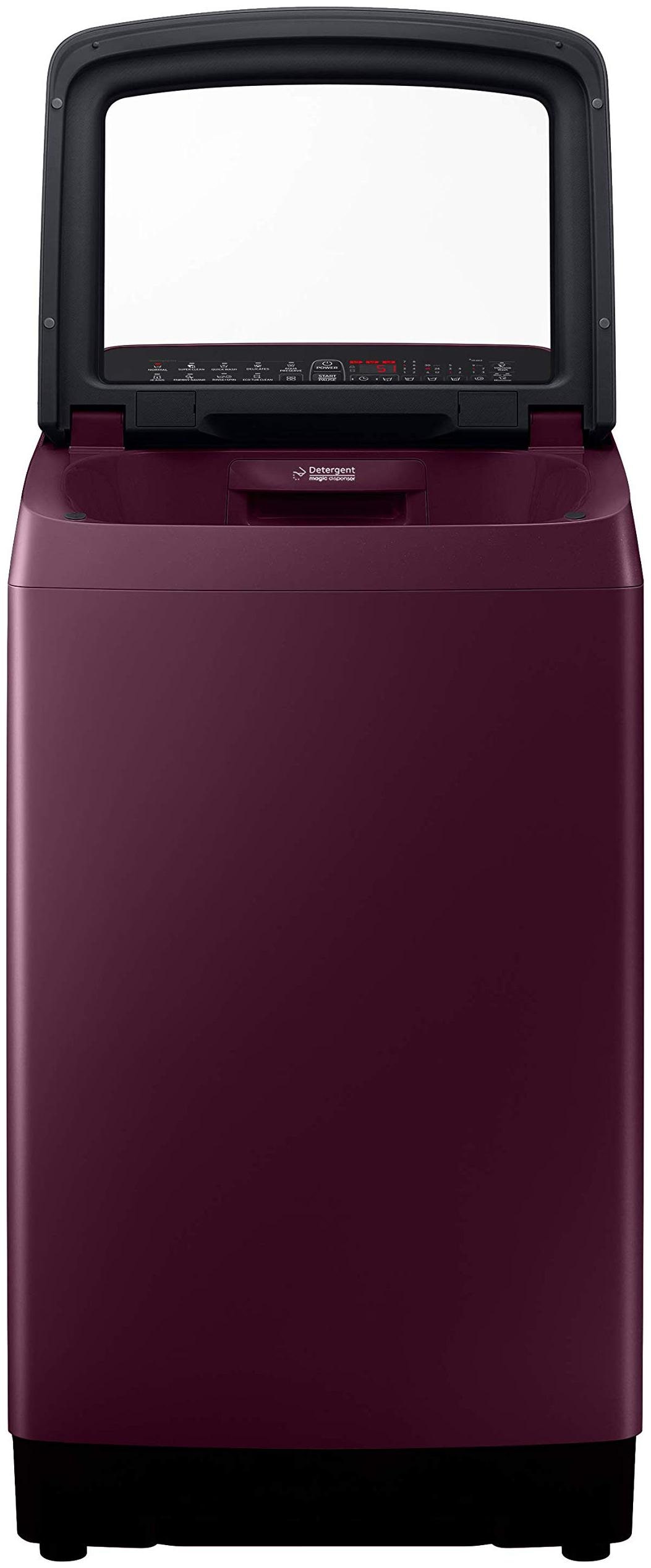 

Samsung 6 5 kg Fully Automatic Top Load Washer with dryer - WA65N4261FF TL Sparkling plum