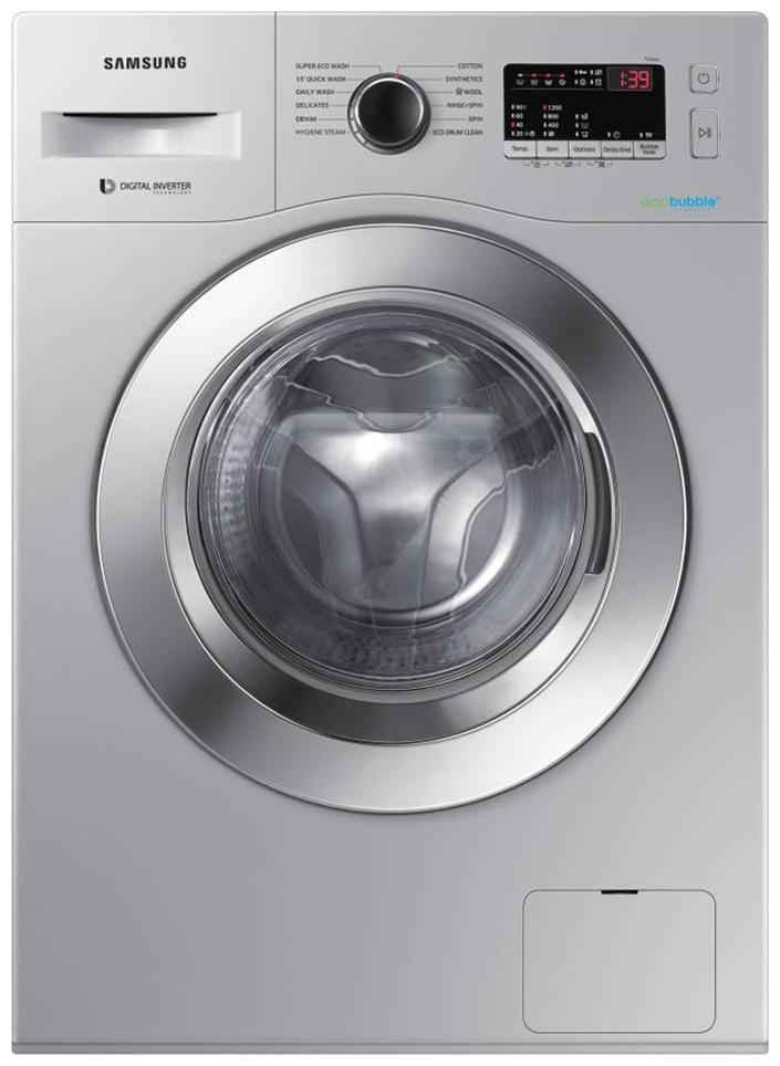

Samsung 6 5 kg Fully automatic front load Washing machine - WW66R22EK0S Silver