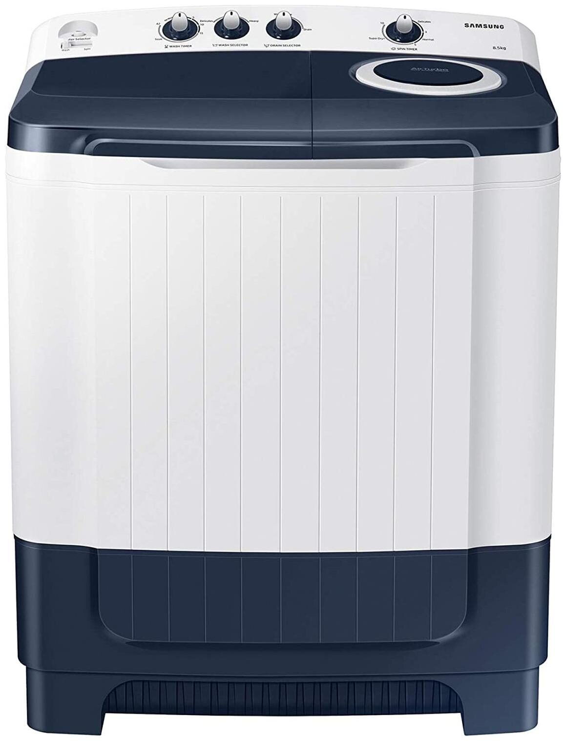 

Samsung 8 5 Kg Semi automatic top load Washing machine - WT85R4200LL White Royal blue