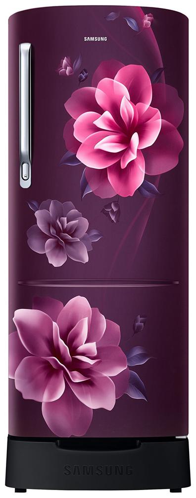 

Samsung 230 L 3 star Direct cool Refrigerator - RR24T287YCR NL Camellia purple