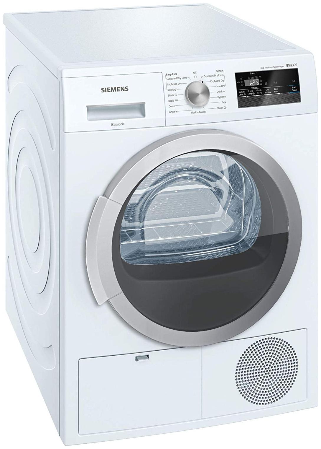 

Siemens 8 kg Fully Automatic Front Load Dryer only - WT44B202IN White