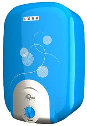 Usha Aqua Genie CMPLXmoon flower Sky blue25L Geyser