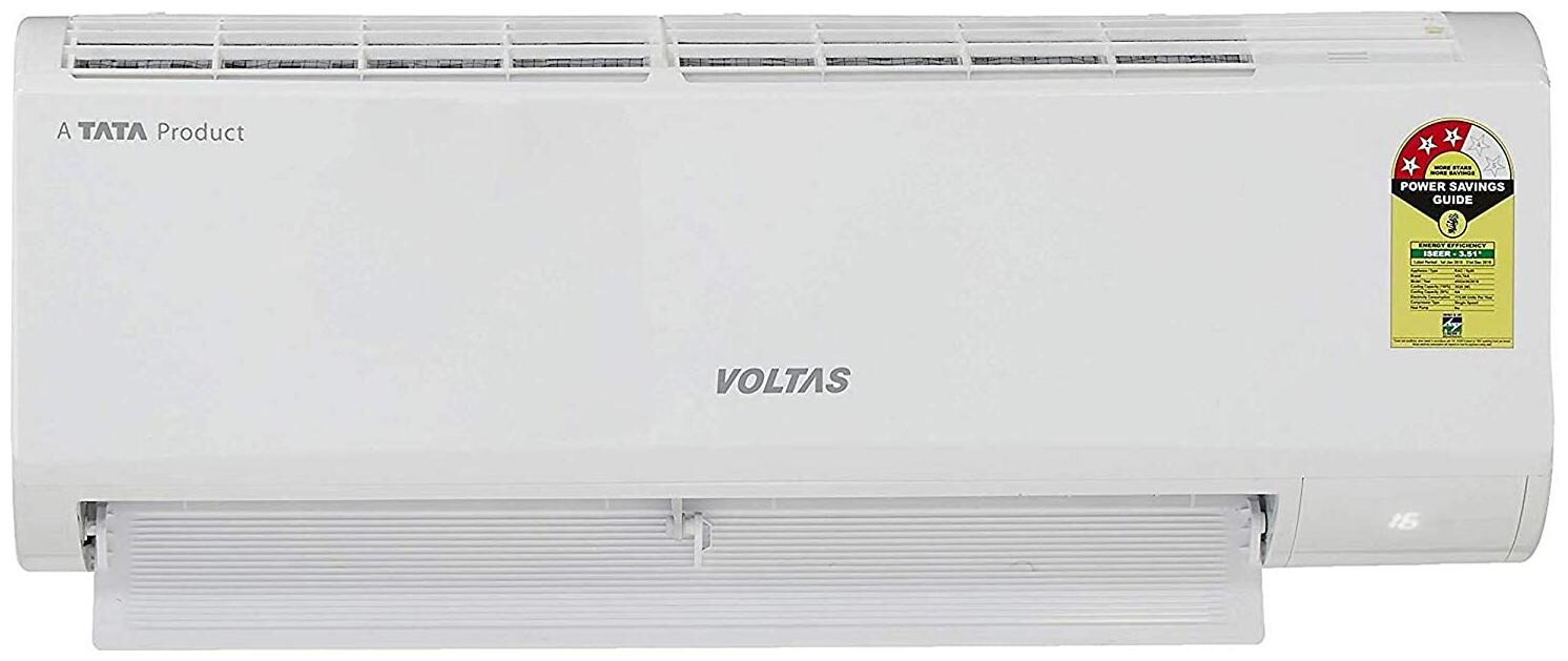 

Voltas 1 Ton 3 star bee rating Inverter Split ac 123DZX White )