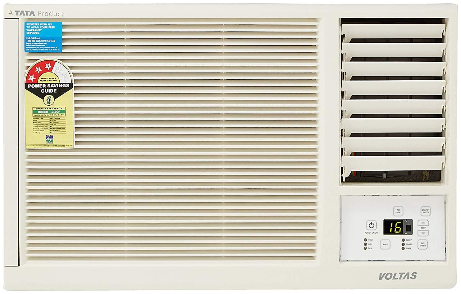 

Voltas 1 Ton 3 Star Window AC (123 LZF White)