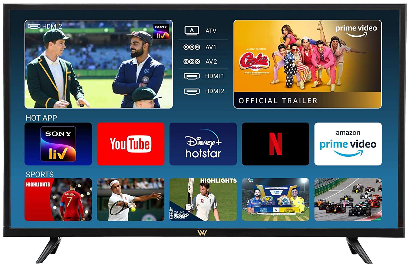 

VW 100 cm (40 inch) Full HD LED TV - VW40S