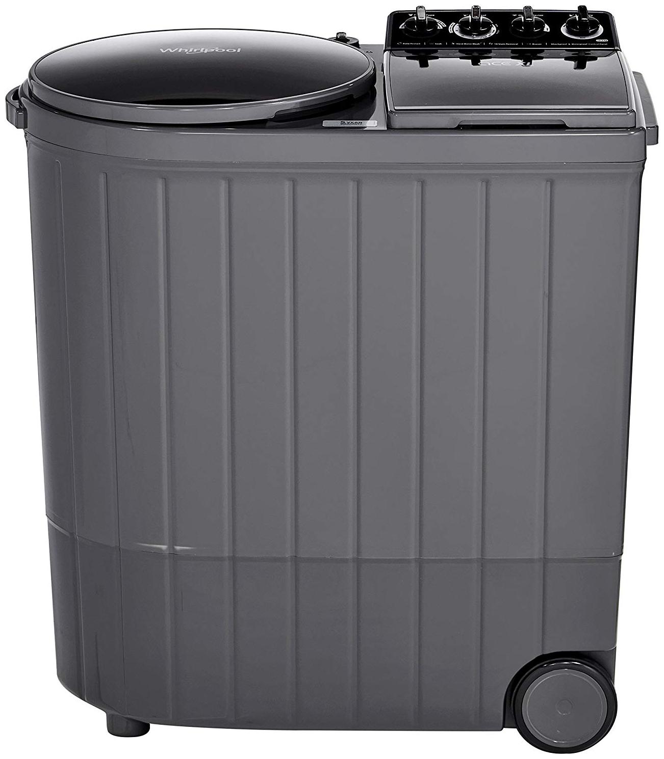 

Whirlpool 10 5 Kg Semi Automatic Top Load Washing machine - ACE XL10 5 GRAPHITE GREY (5YR) Grey