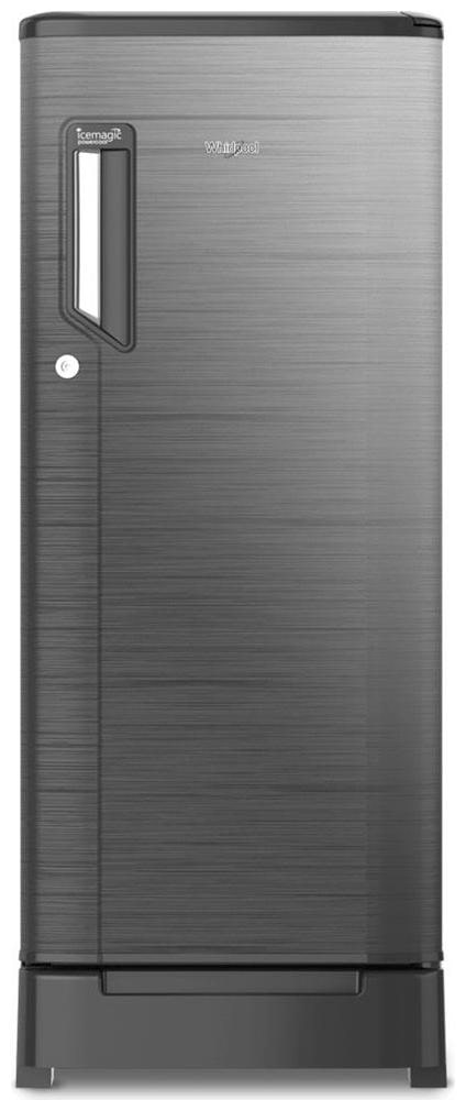 

Whirlpool 185 L 3 star Direct cool Refrigerator - 200 IMPC ROY 3S CHROMIUM STEEL-E Chromium steel