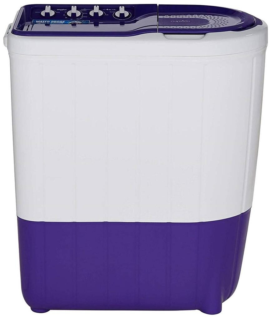 

Whirlpool 7 Kg Semi automatic top load Washer with dryer - SUPERB ATOM 70S Purple White