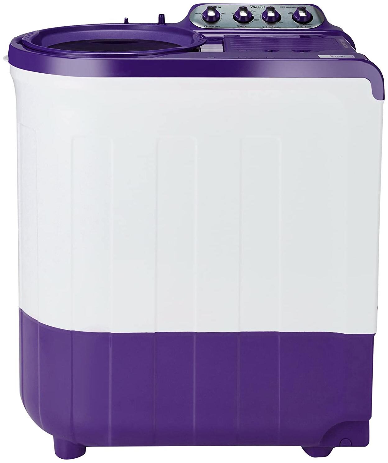 

Whirlpool 7 5 kg Semi Automatic Top Load Washer with dryer - WHIRLPOOL 30160 ACE7 5 SUP SOAK C PURPLE Coral purple