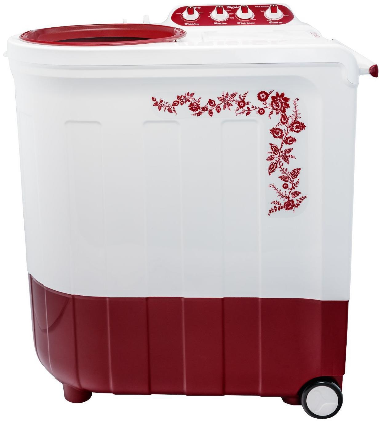 

Whirlpool 7 kg Semi Automatic Top Load Washing machine - ACE TURBO DRY FLORA RED 7 KG