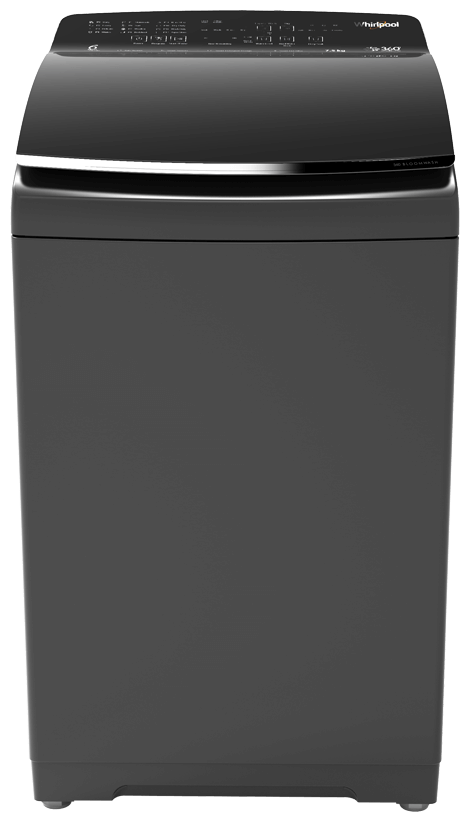 

Whirlpool 7 5 Kg Fully automatic top load Washing machine - 360 BLOOMWASH PRO 7 5 Grey