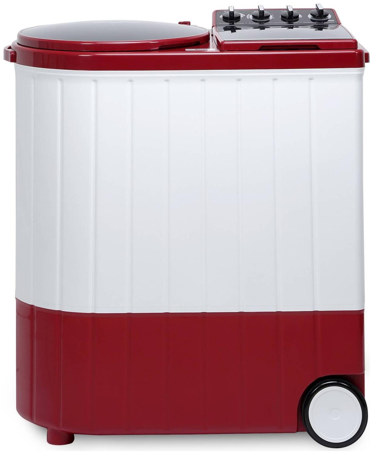 

Whirlpool 9 5 kg Semi Automatic Top Load Washing machine - ACE XL 9 5 C R 30173 White Maroon