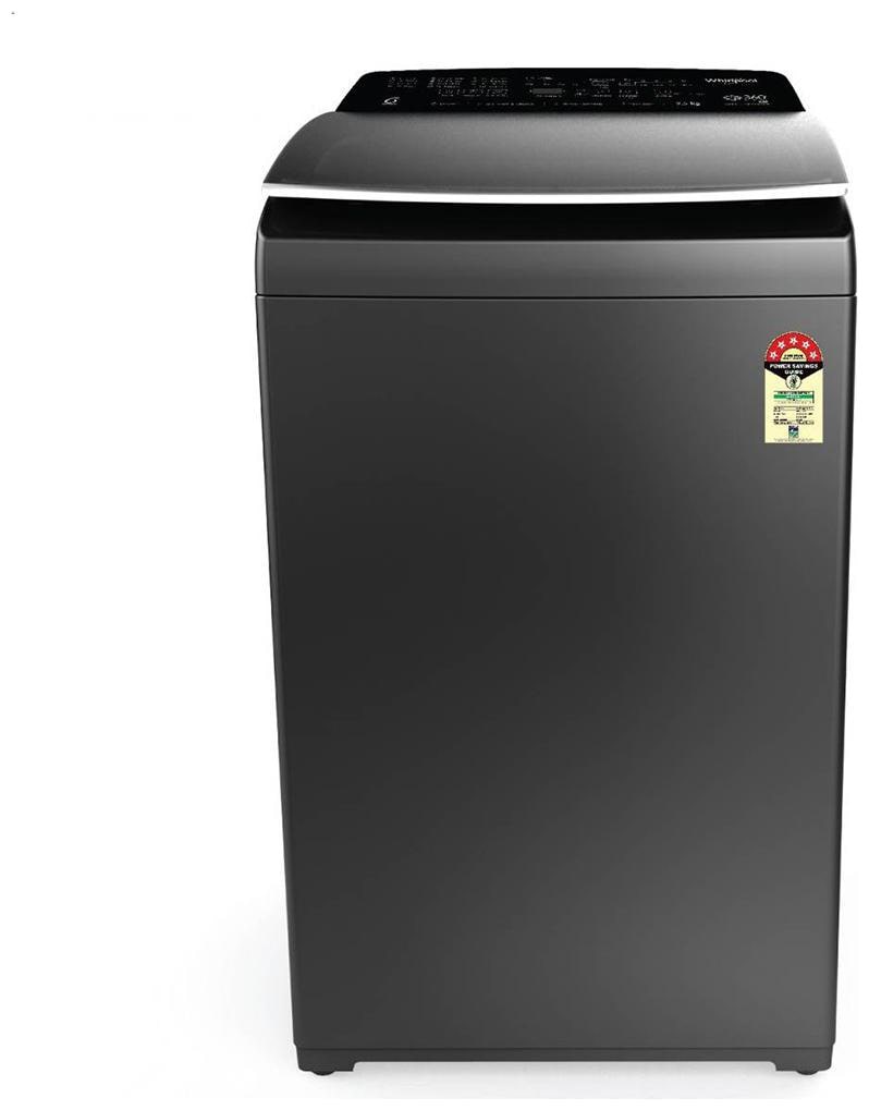 

Whirlpool 9 5 kg Fully automatic top load Washing machine - 360 BLOOMWASH PRO-H 9 5 Graphite grey