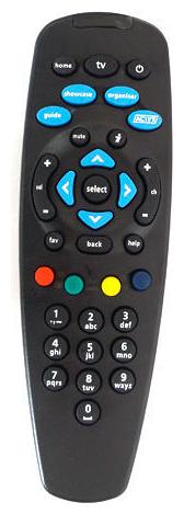 QTH TATASKY DTH Universal Remote for SD HD Set Top Box Black WITH BATTERY by Digi 2 Cart