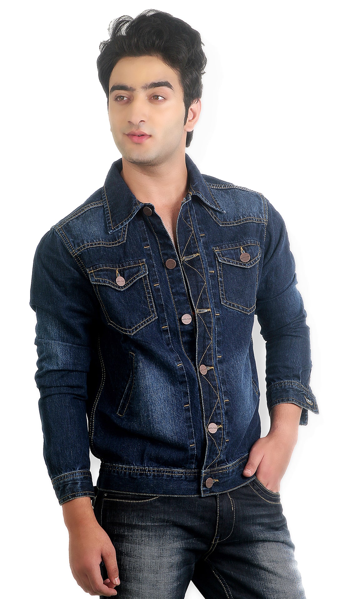 ripfly regular fit blue mens jackets (size-s)