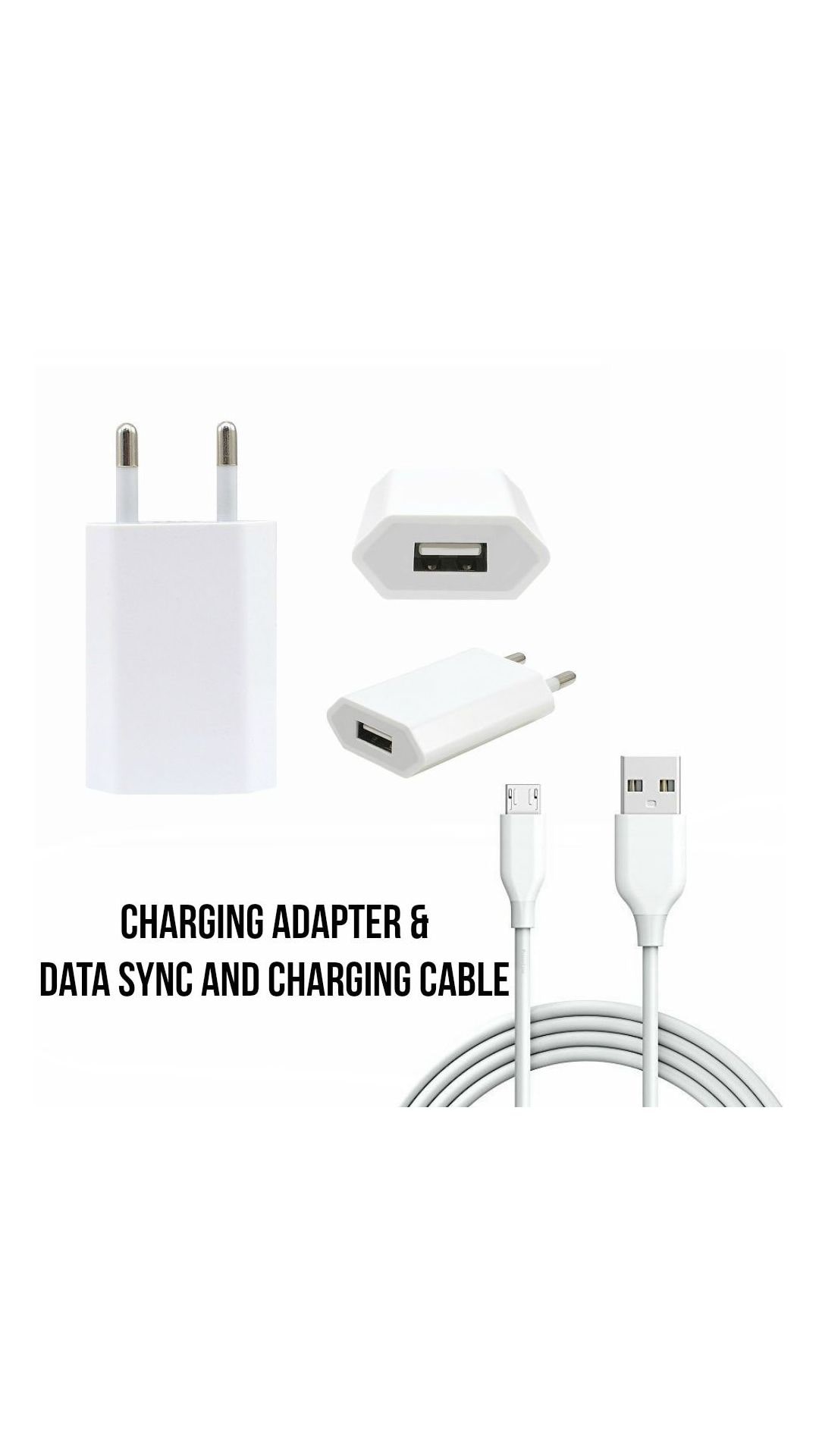 1.5 Amp Wall Adapter With Micro USB Data Sync Charging Cable for Android Devices