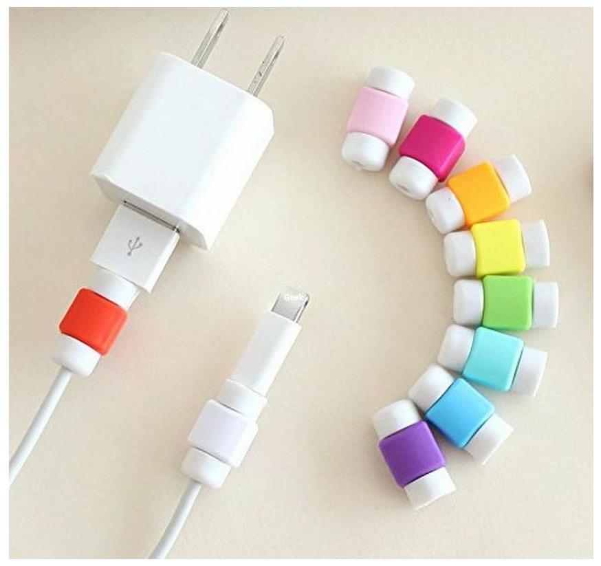 

10 Pcs Iphone Cable Protector Saver For Iphone Ipad Lightning Usb Data Charging Cable Protector (MultiColor)