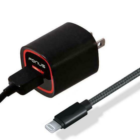 

18W ADAPTIVE FAST HOME CHARGER 6FT MFI USB CABLE ADAPTER SMARTPHONE TABLETS