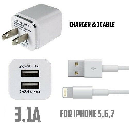 

2 1A Double USB Charger For iPhone SE 6 7 8 X Motorola LG ASUS ZTE Galaxy T1