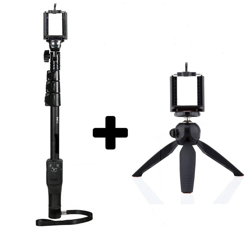 

2 in 1 Adjustable Selfie Stick Monopod and YT 228 for Smartphones BY CHG