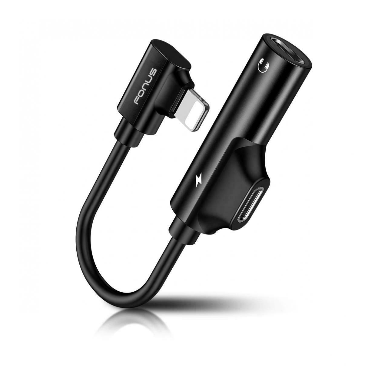 

2-IN-1 HEADSET ADAPTER SUPPORTS CHARGING AND HANDSFREE for COMPATIBLE IPHONES